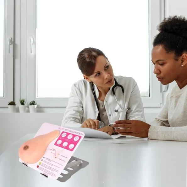 Medical Teaching Model: Breast Model with Stand for Benign Tumor & Hyperplasia Practice