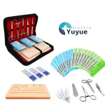 MEDICPAD Customizable Wholesale Silicone Manikin Suture Kit Designed for Medical Student and Nurse Training Tool Kits