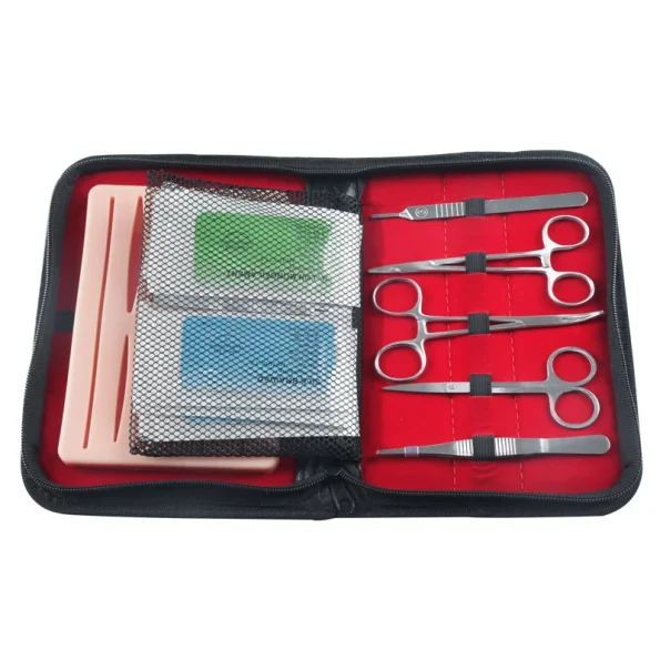 MEDICPAD Customizable Wholesale Silicone Manikin Suture Kit Designed for Medical Student and Nurse Training Tool Kits