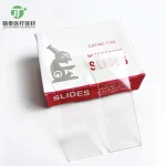 OEM Lab Medical Consumables Histology Frosted One End on One Side Ground Edges Hematology Prepared Cover Microscope Glass Slides