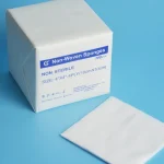 OEM Medical Consumables Accessories Dressing 30g 40g Disposable Sterile Cotton Swab Non Woven Gauze Sponge for Skin Wound Care