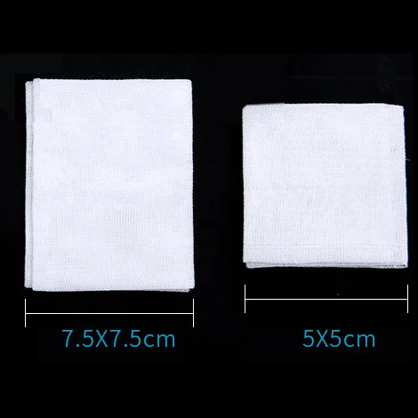 OEM Medical Consumables Accessories Dressing 30g 40g Disposable Sterile Cotton Swab Non Woven Gauze Sponge for Skin Wound Care