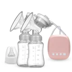 OEM Portable BPA Double Sided Standard Port Automatic Breast Pump Silicone Electric Design for Baby Feeding Home Travel Care