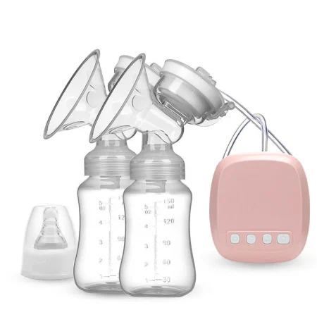 OEM Portable BPA Double Sided Standard Port Automatic Breast Pump Silicone Electric Design for Baby Feeding Home Travel Care