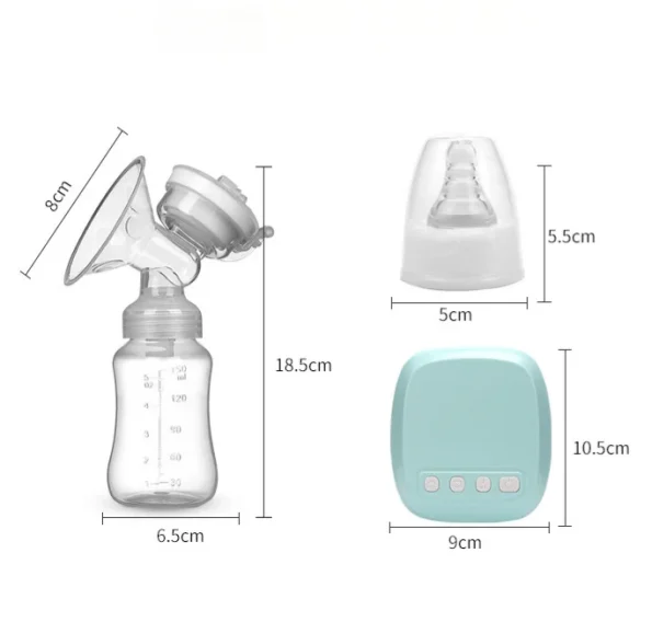 OEM Portable BPA Double Sided Standard Port Automatic Breast Pump Silicone Electric Design for Baby Feeding Home Travel Care