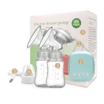 OEM Portable BPA Double Sided Standard Port Automatic Breast Pump Silicone Electric Design for Baby Feeding Home Travel Care