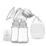 OEM Portable BPA Double Sided Standard Port Automatic Breast Pump Silicone Electric Design for Baby Feeding Home Travel Care