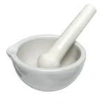 Porcelain Mortar and Pestle Set Multi Sizes Ceramic Grinding Bowl with Pour Spout Lab Herb Powder Grinding Tool