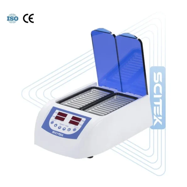 SCITEK 24 cards Capacity Reagent card incubator LED display 10~37℃ Ambient Temperature Two separate incubation positions for Lab