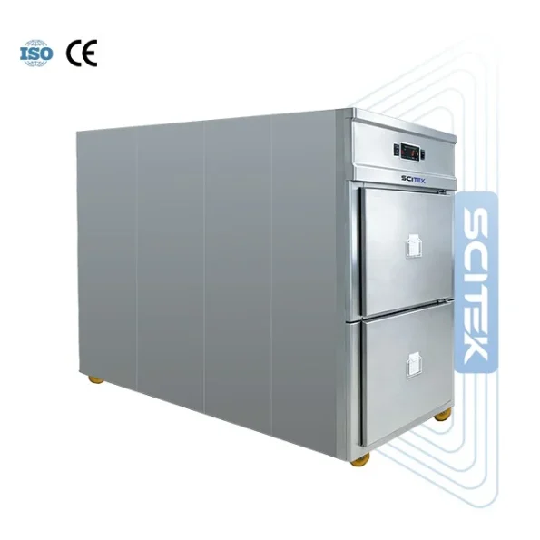 SCITEK -30℃ to -15℃ Corpse Refrigerator independent compressor independent refrigeration system 304 stainless steel