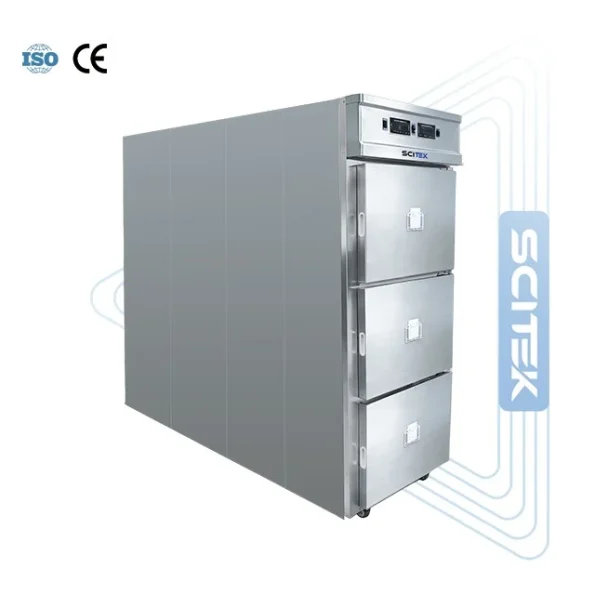 SCITEK -30℃ to -15℃ Corpse Refrigerator independent compressor independent refrigeration system 304 stainless steel