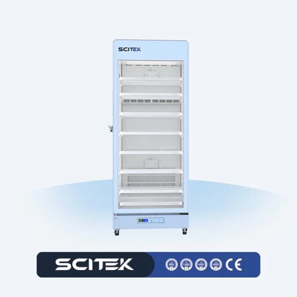 SCITEK -86°C Ultra Low Temperature Freezer Direct Cool Intelligent Variable Frequency LCD Touch Screen Control Universal Caster