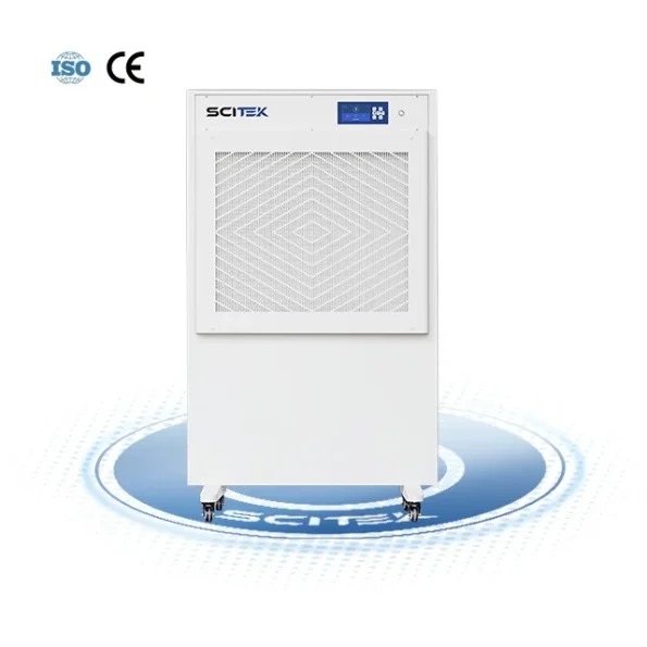 SCITEK Air Purifier Aerosol Adsorber Remove Pollutants Harmful Particles 1-3 Adjustable Air Speed Level Laboratory Air Purifier