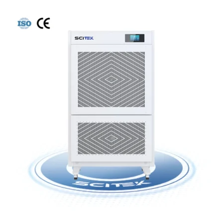 SCITEK Air Purifier Aerosol Adsorber Remove Pollutants Harmful Particles 1-3 Adjustable Air Speed Level Laboratory Air Purifier