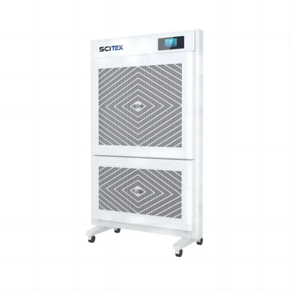 SCITEK Air Purifier Aerosol Adsorber Remove Pollutants Harmful Particles 1-3 Adjustable Air Speed Level Laboratory Air Purifier