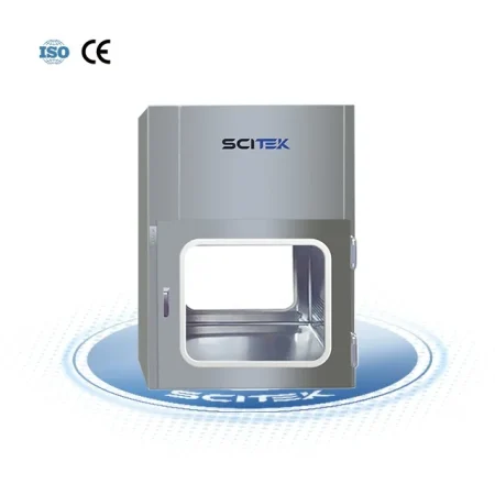 SCITEK Air Shower Pass Box 700x700x700mm Clean Booth Pass Box for Laboratory