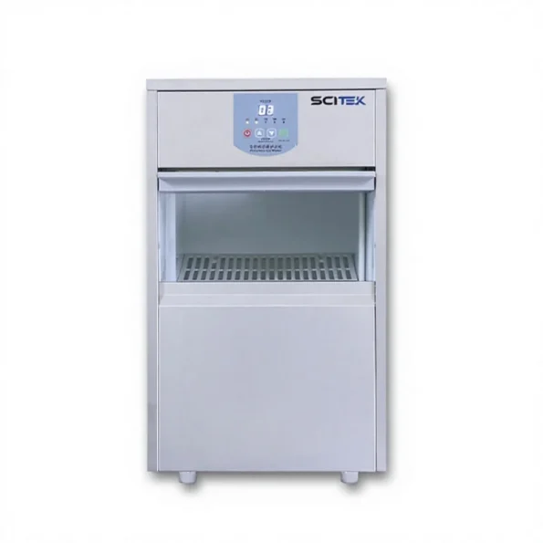 SCITEK Bullet Ice Maker Cylindrical Block Ice 25/50/80/120 Kg/24h Stainless Steel Air-Cooled Laboratory Use