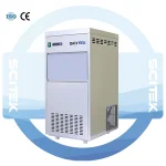 SCITEK Bullet Ice Maker Cylindrical Block Ice 25/50/80/120 Kg/24h Stainless Steel Air-Cooled Laboratory Use