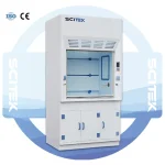 SCITEK Ducted Fume Hood Microprocessor Control System 850mm Work Surface Height OEM Customizable Low Noise 68dB Adjustable