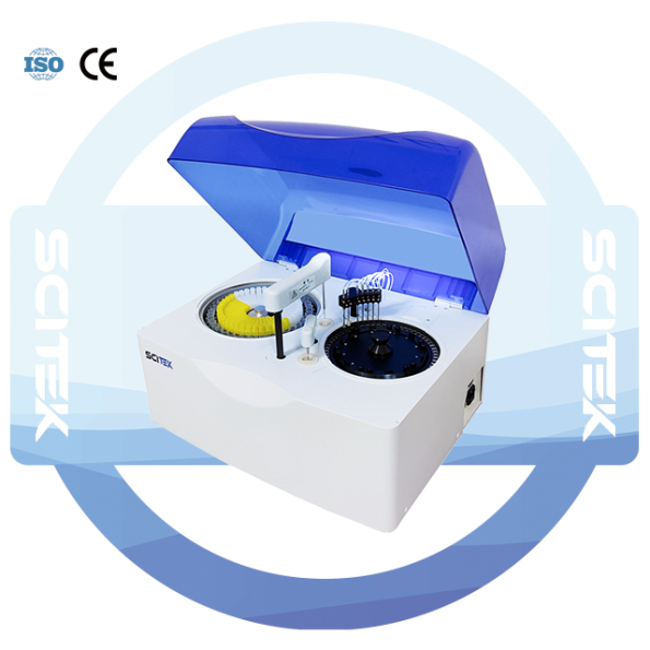 SCITEK Fully Automatic Biochemistry Analyzer 200 Tests/hour 40pcs Sample Position Laboratory Biochemistry Analyzer