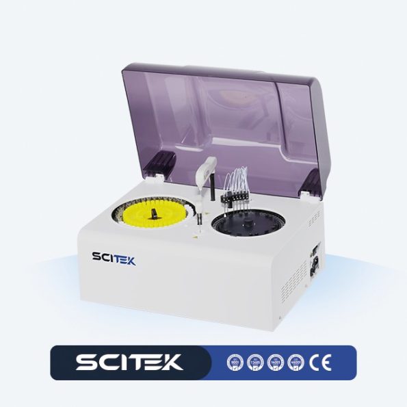 SCITEK Fully Automatic Biochemistry Analyzer 200 Tests/hour 40pcs Sample Position Laboratory Biochemistry Analyzer