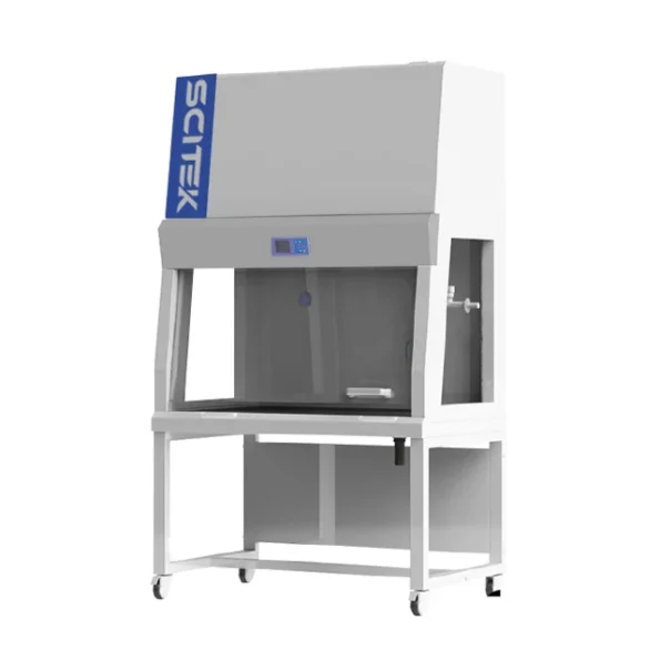 SCITEK Fume Hood Laboratory Accesory Plastic Fume Hood Exhaust Fan Fume Hood 520mm Maximum Opening Microprocessor Controller