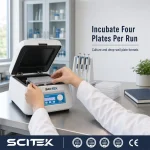 SCITEK High Speed Microplate Thermo Shaker Laboratory Constant Temperature Incubator Shaker for Biological Sample Mixing