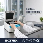 SCITEK High Speed Microplate Thermo Shaker Laboratory Constant Temperature Incubator Shaker for Biological Sample Mixing