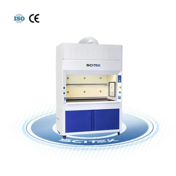 SCITEK Lab Vertical Laminar Flow Cabinet 750mm Work Surface Height HEPA Filter Front Sliding Sash Interlock with Fan and UV Lamp