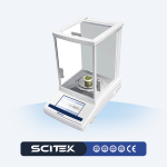 SCITEK Laboratory Electronic Analytical Balance High Accuracy Precision Balance with Windproof Cover for Sample Weighing