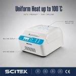 SCITEK Laboratory Microplate Thermo Shaker Constant Temperature Shaking Incubator for ELISA Microplate Sample Mixing