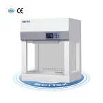 SCITEK Laminar Flow Cabinet Clean Bench LED Display Vertical Airflow Pattern HEPA Filter for Lab