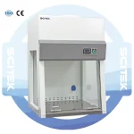 SCITEK Laminar Flow Cabinet Clean Bench LED Display Vertical Airflow Pattern HEPA Filter for Lab
