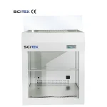 SCITEK Laminar Flow Cabinet Clean Bench LED Display Vertical Airflow Pattern HEPA Filter for Lab