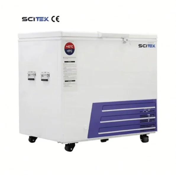 SCITEK Mobile Morgue Corpse Refrigerator Over-Temperature Alarm Corrosion-Resistant Stainless Steel Microprocessor Laboratory
