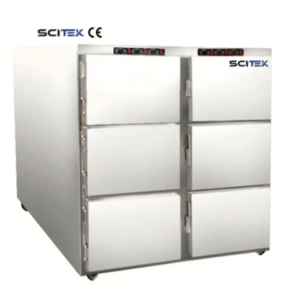 SCITEK Mobile Morgue Refrigerator 2 Compressor 1~5 Degree Medical Corpse Refrigerator