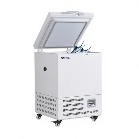 SCITEK Refrigeration Equipment -60 Degree Vertical Tuna Freezer with CFC Free Refrigerant LED Display & Microcomputer Control