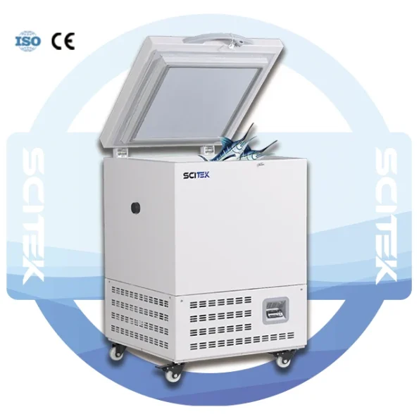 SCITEK Refrigeration Equipment -60 Degree Vertical Tuna Freezer with CFC Free Refrigerant LED Display & Microcomputer Control