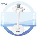 SCITEK Round Pipette Stand the Freely Rotating Circular Pipette Holder Can Safely Hold 6 Single and Multiple Pipettes