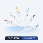 SCITEK Round Pipette Stand the Freely Rotating Circular Pipette Holder Can Safely Hold 6 Single and Multiple Pipettes