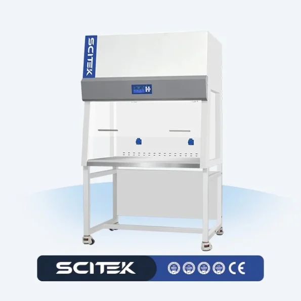 SCITEK Stainless Steel PCR Cabinet UV Sterilization PCR Workstation Scientific Laboratory DNA RNA Amplification Workstation