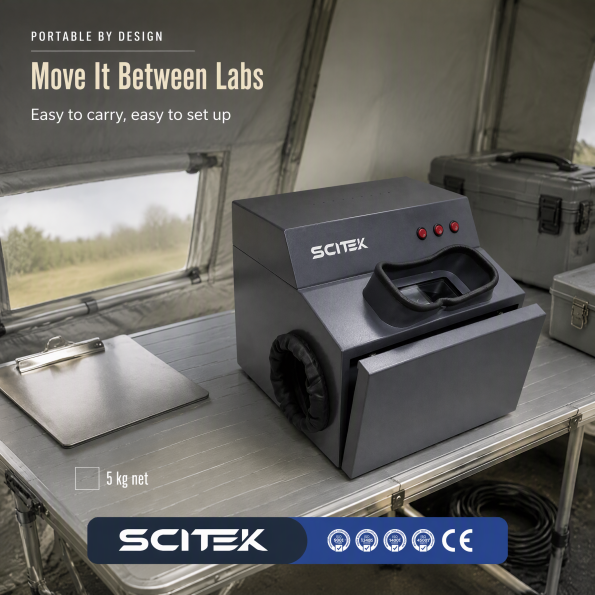 SCITEK Ultraviolet Analyzer Dark Box Three Function UV Viewing Cabinet Gel Documentation System for DNA Protein Gel Analysis