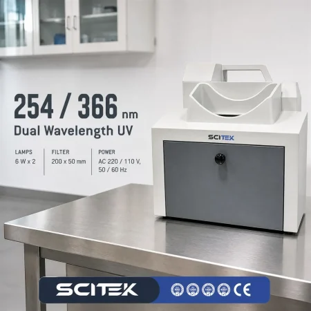 SCITEK UV Analyzer Ultraviolet Analyzer Dark Box Gel Documentation System for DNA RNA Electrophoresis Lab