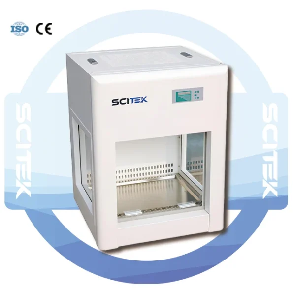 SCITEK Vertical Laminar Flow Cabinet 4ft LCD Display Laminar Flow Cabinet Digital Control Board