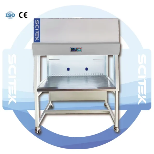 SCITEK Vertical Laminar Flow Cabinet 4ft LCD Display Laminar Flow Cabinet Digital Control Board