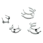 Stainless Steel Lab Keck Clamp Ground Joint Clip Multiple Sizes Standard Taper Joint Clamp For Glassware Experiment
