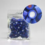 Syringe Lids/white Tef-lon Threaded Blue Lids for 2ml Clear/Amber Glass Vials