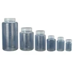 Wide Mouth PP Plastic Graduated Reagent Bottle Lab Chemical Sample Storage Bottle with Inner Sealing Lid
