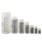Wide Mouth PP Plastic Reagent Bottle With Graduation Scale 5ml-2000ml Lab Sample Storage Container Autoclavable