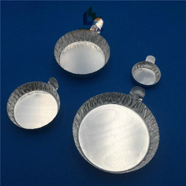 with Tab Round Aluminum Lab Using Weighing Dishes
